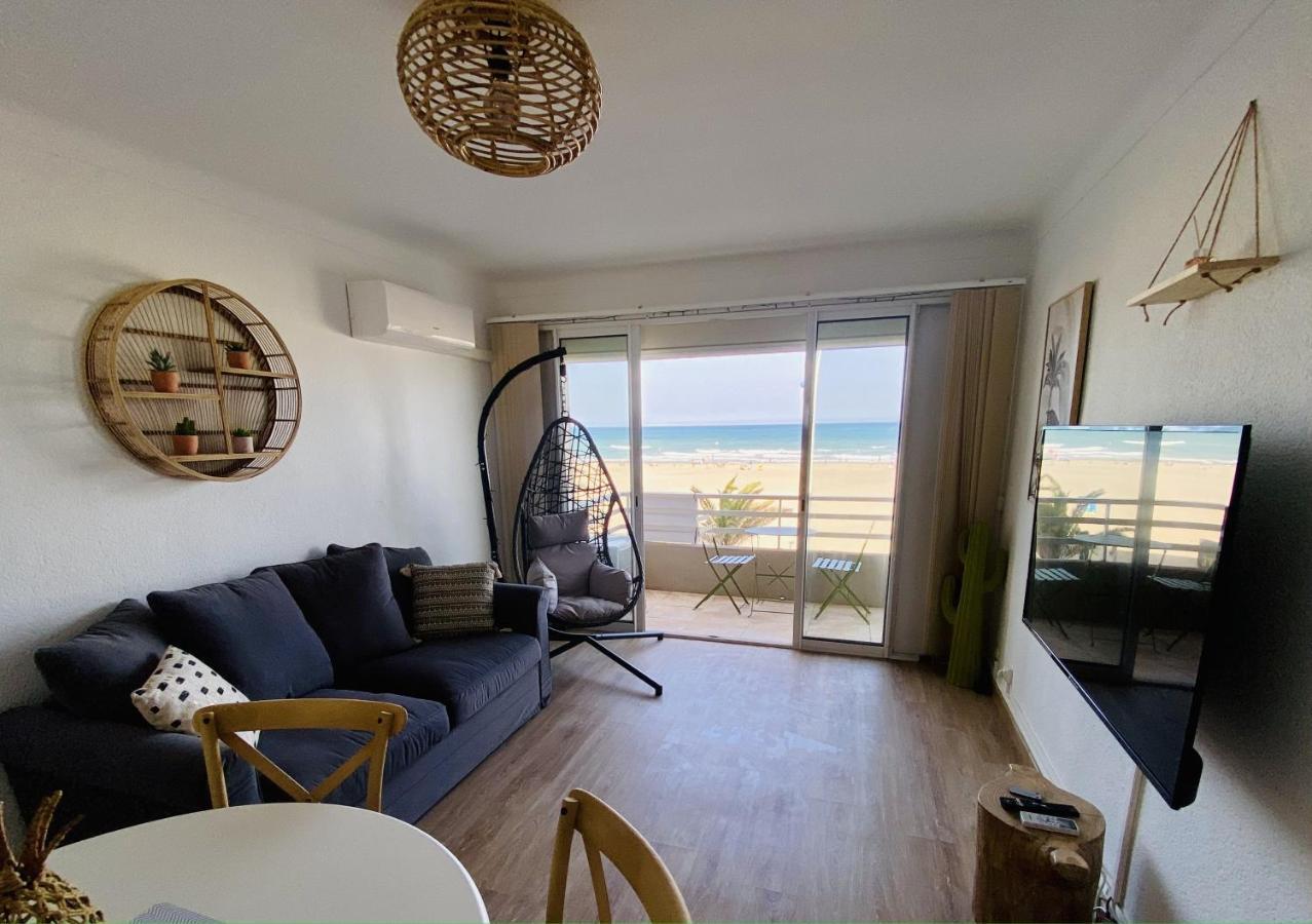 EDEN Exceptionnel! Vue mer 10m de la plage parking privé gratuit à 100m Canet-en-Roussillon Extérieur photo