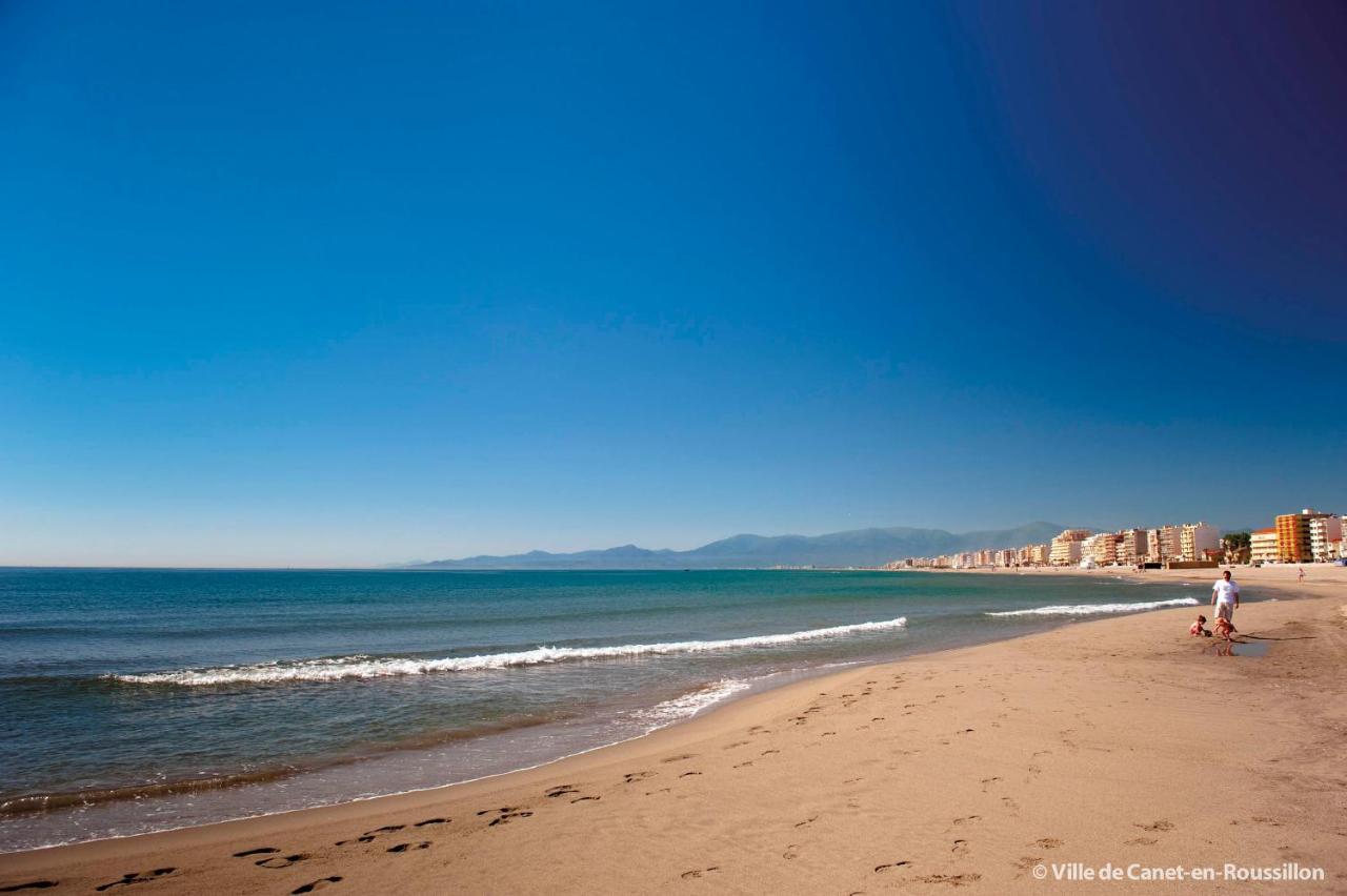 EDEN Exceptionnel! Vue mer 10m de la plage parking privé gratuit à 100m Canet-en-Roussillon Extérieur photo