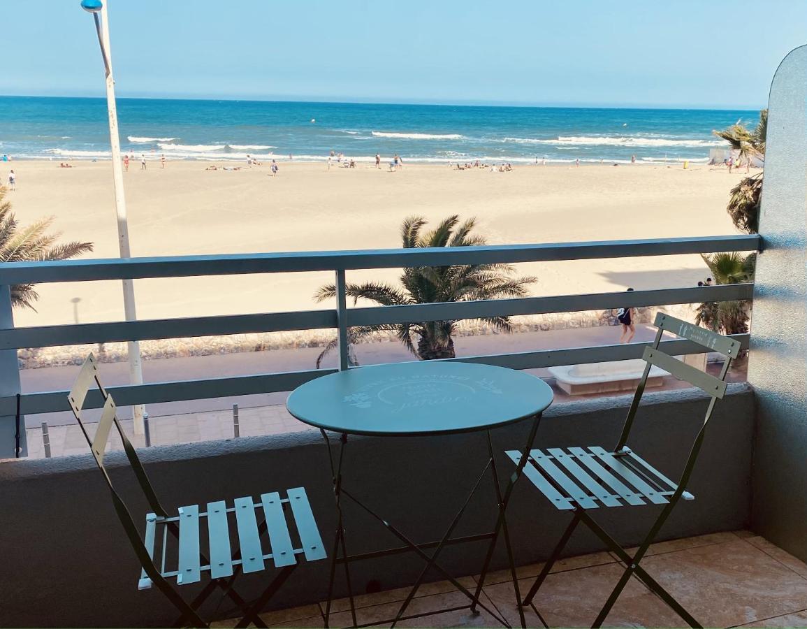 EDEN Exceptionnel! Vue mer 10m de la plage parking privé gratuit à 100m Canet-en-Roussillon Extérieur photo